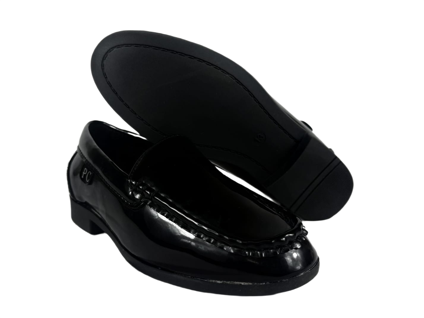 P Crouch  Youth Bass Black Hi Shine