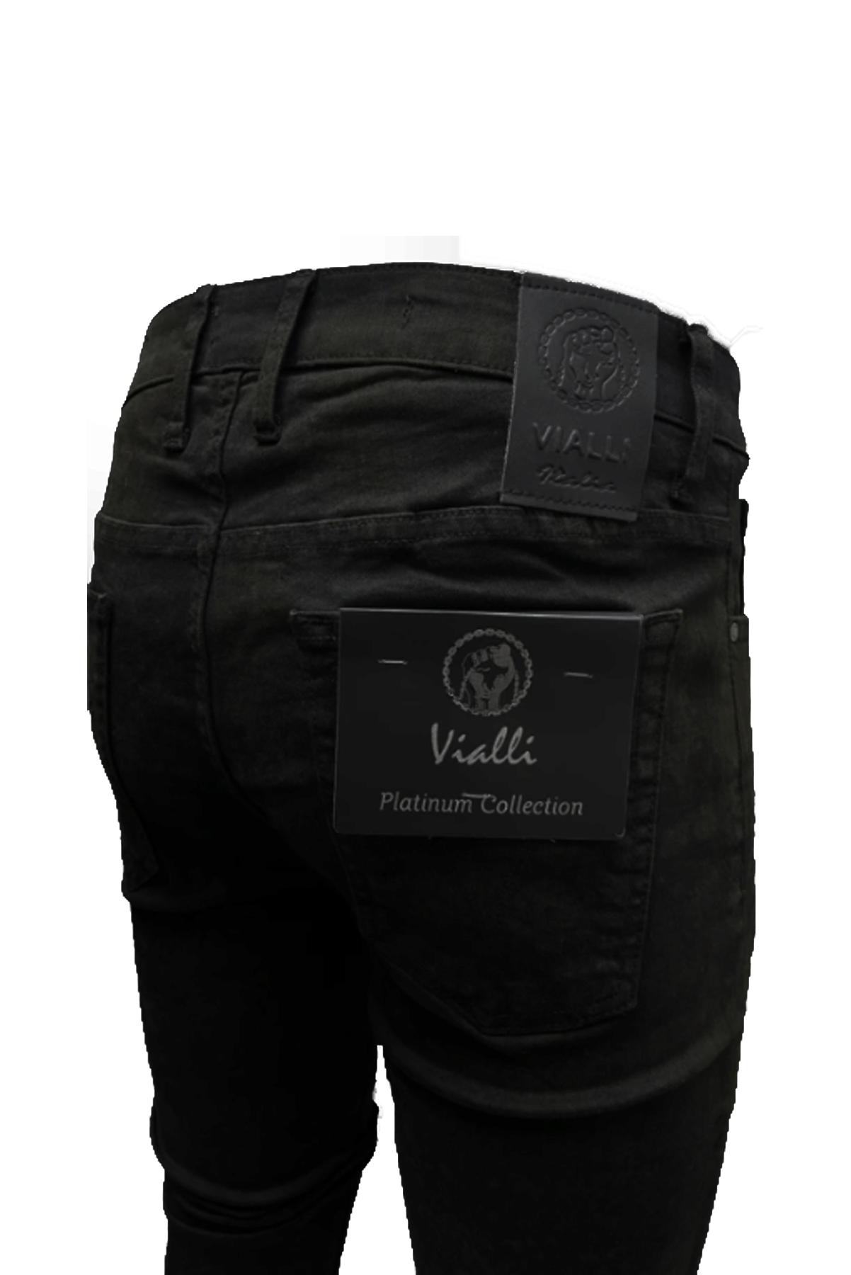 Vialli Black Aberto Skinny Jeans