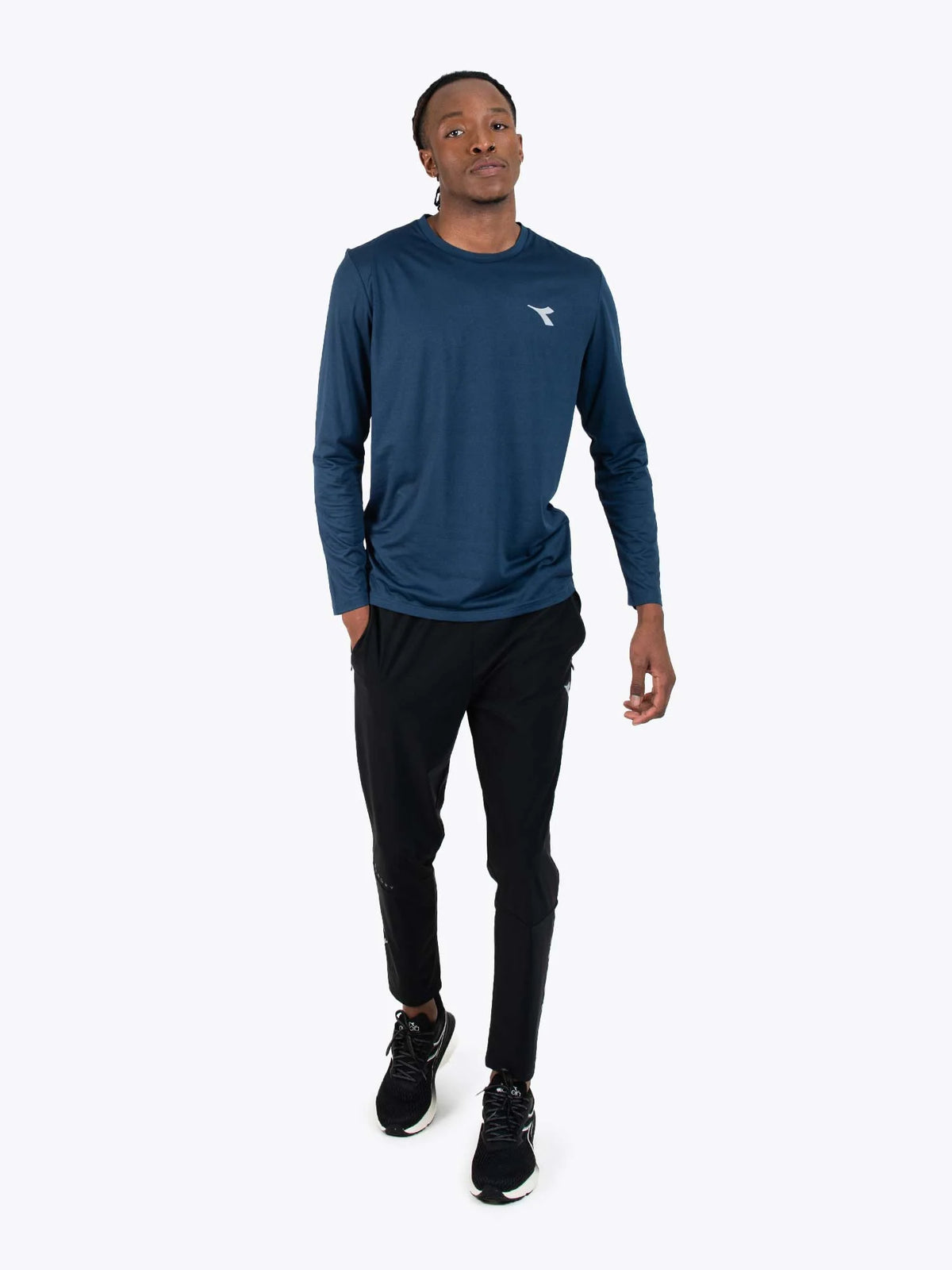 Diadora Amara Black Trackpants