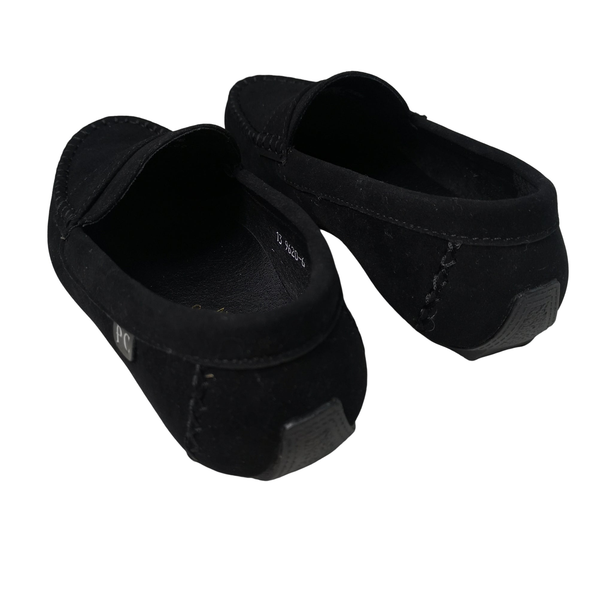 P.Crouch & CO Black Carvella Suede