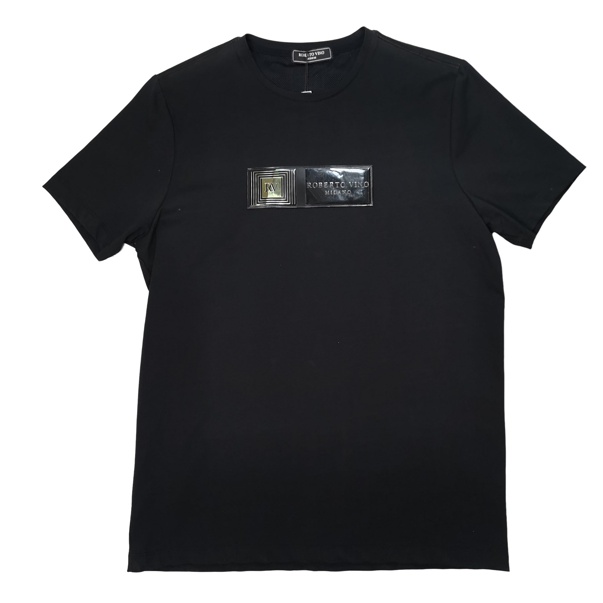 Roberto Vino Black Silver Milano T Shirt