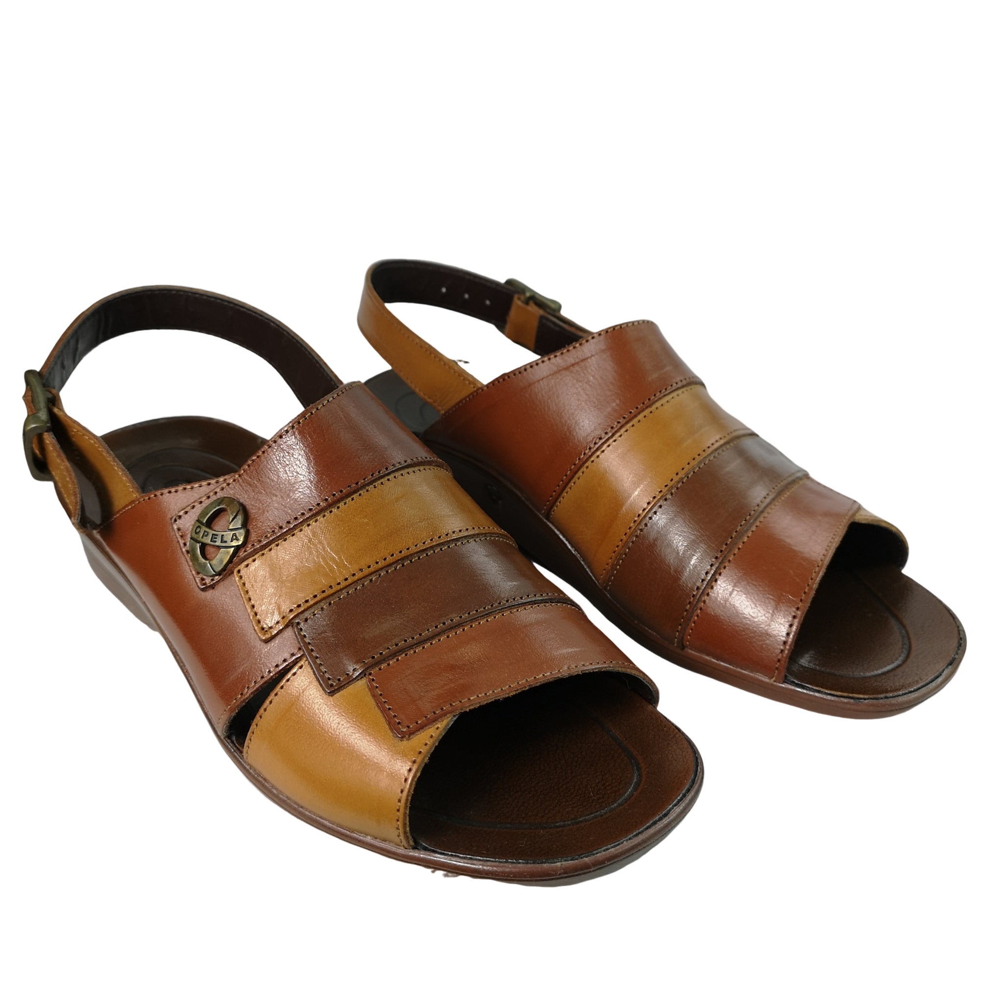Opela Shaka E Wheat Leather Sandals