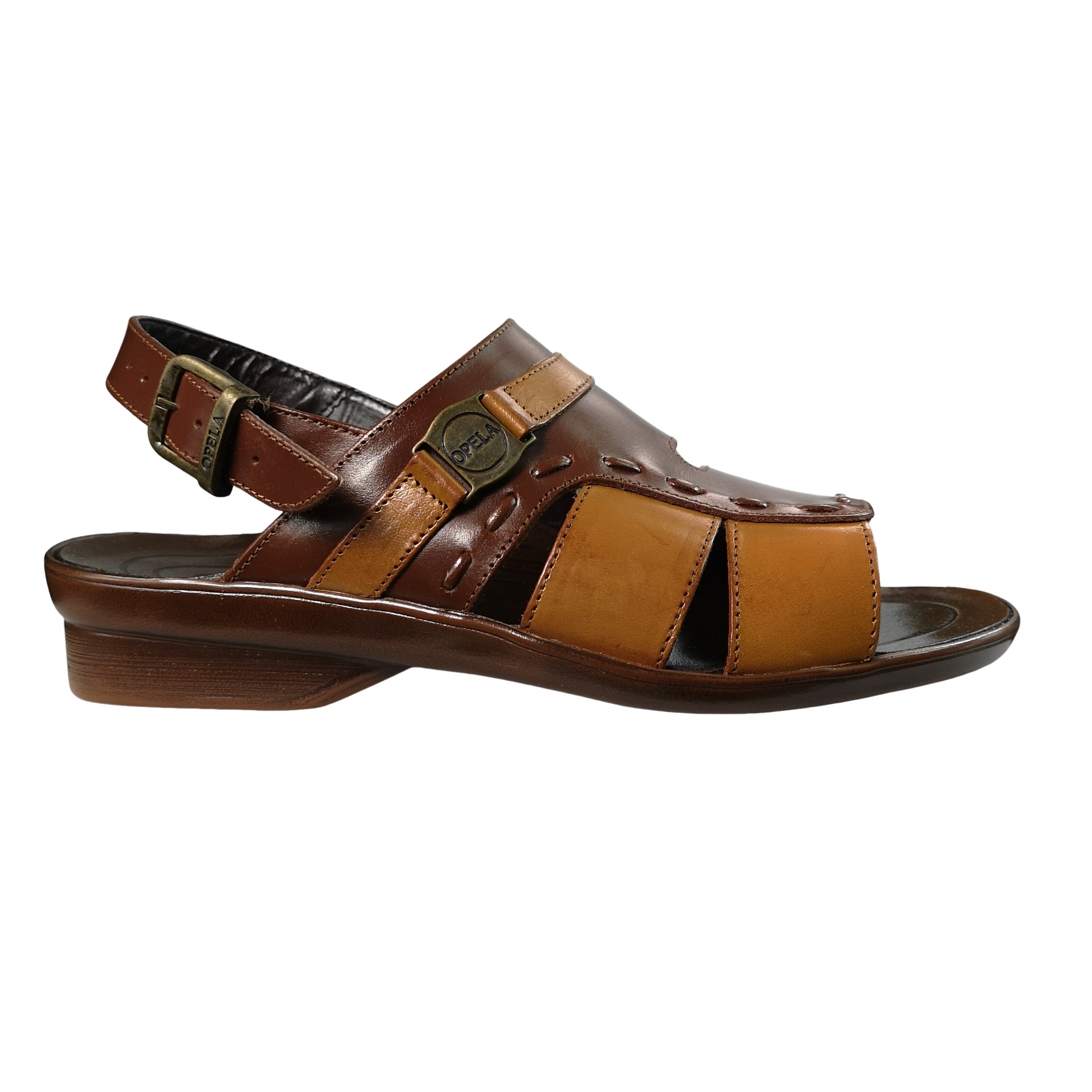 Opela Shaka B Wheat Leather Sandals