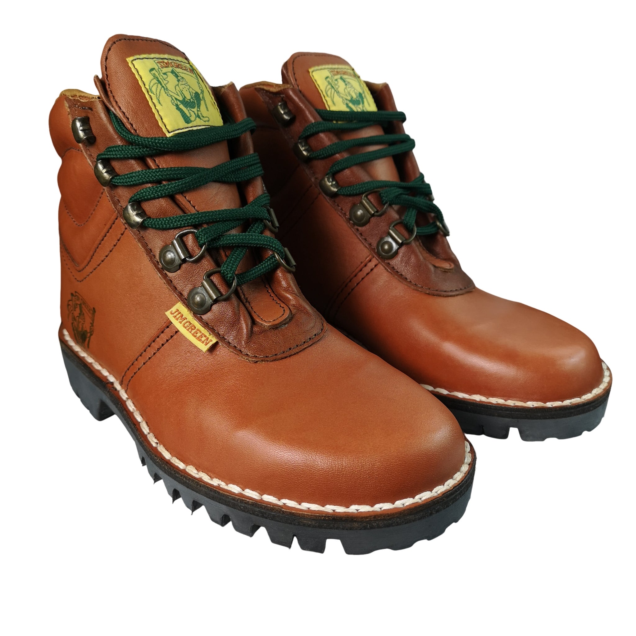 Jim Green Leather  Highlander Boots Tan