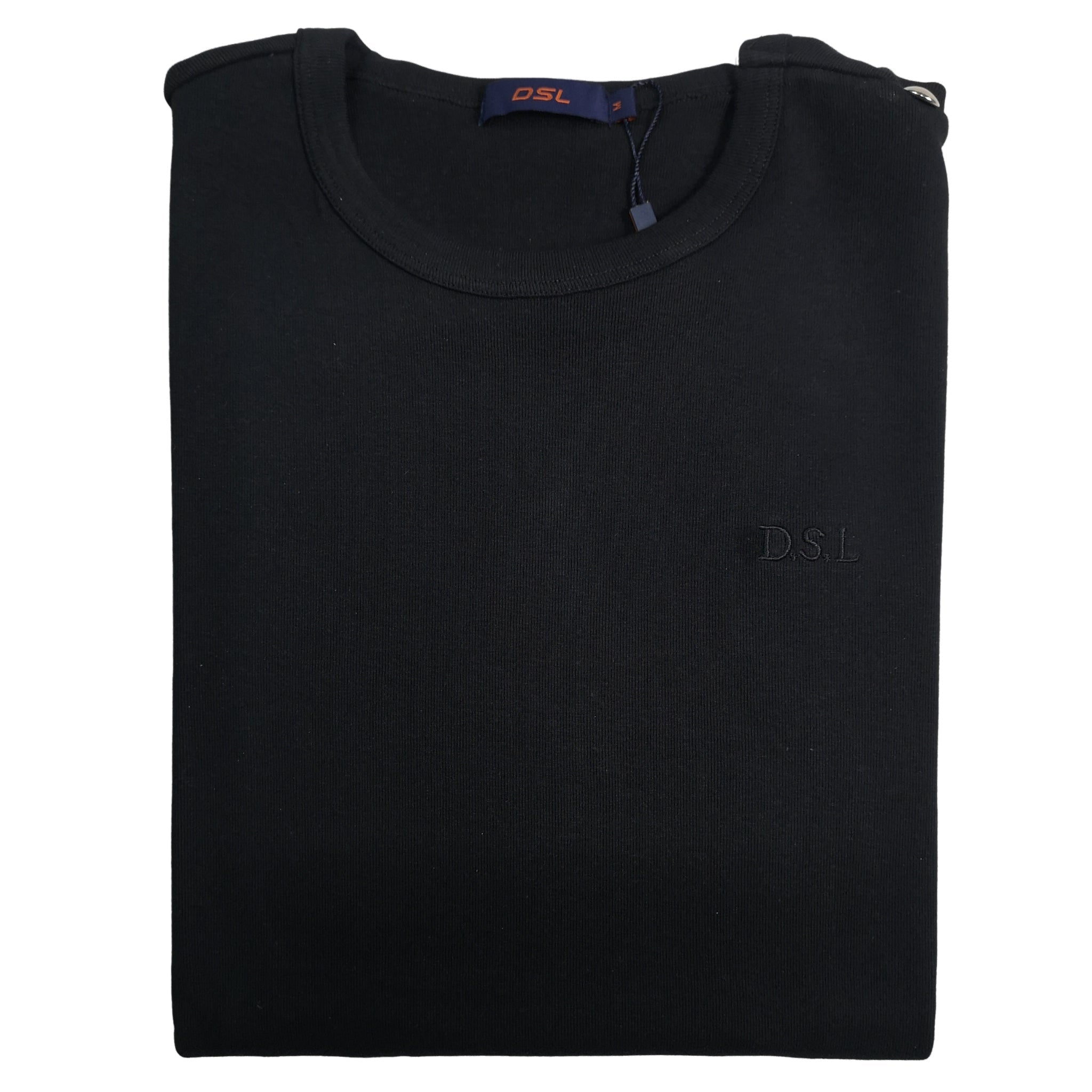 DSL Long Sleeve Black Sweater