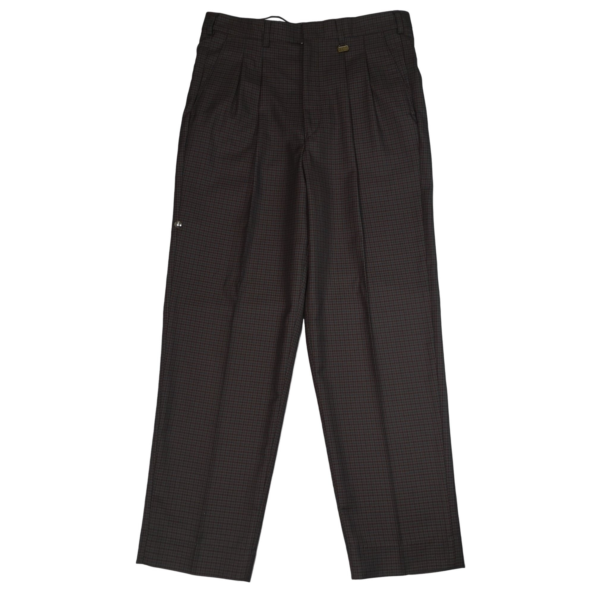 Navada Check 2 Pleat Trouser