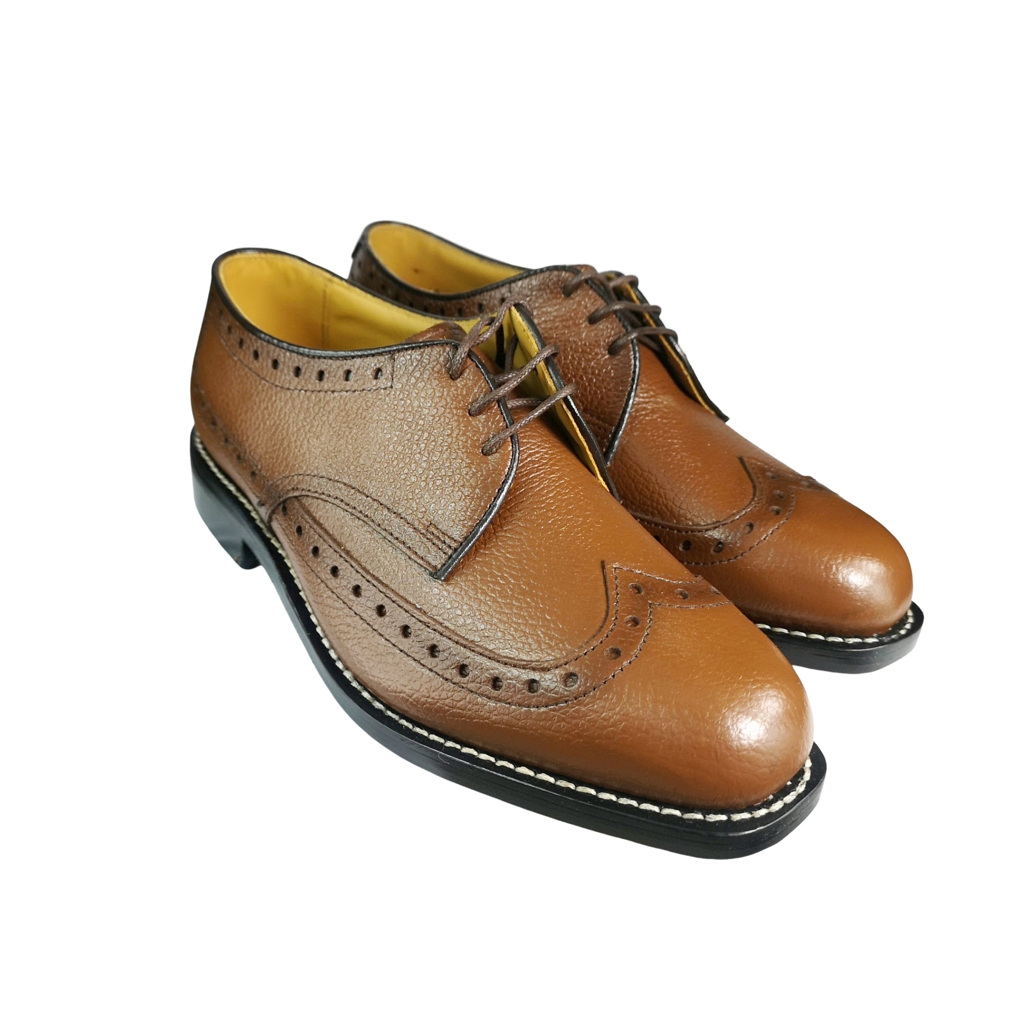 Johnston & Murphy Tan Grain Leather Shoe