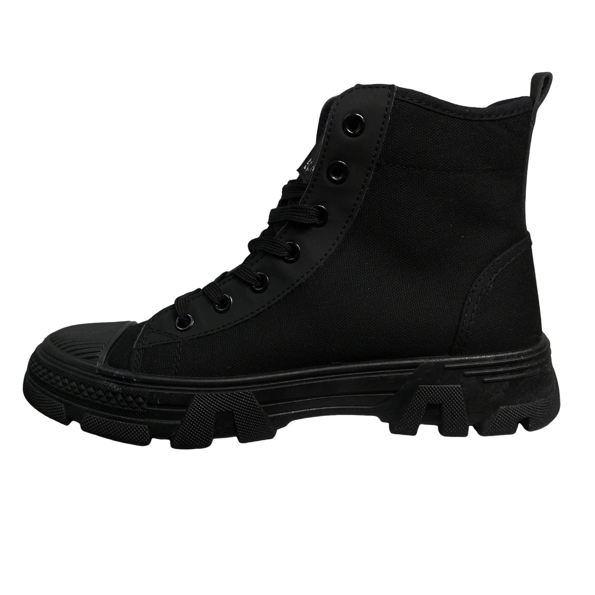 Soviet Black Raptor  Canvas Sneaker Boot