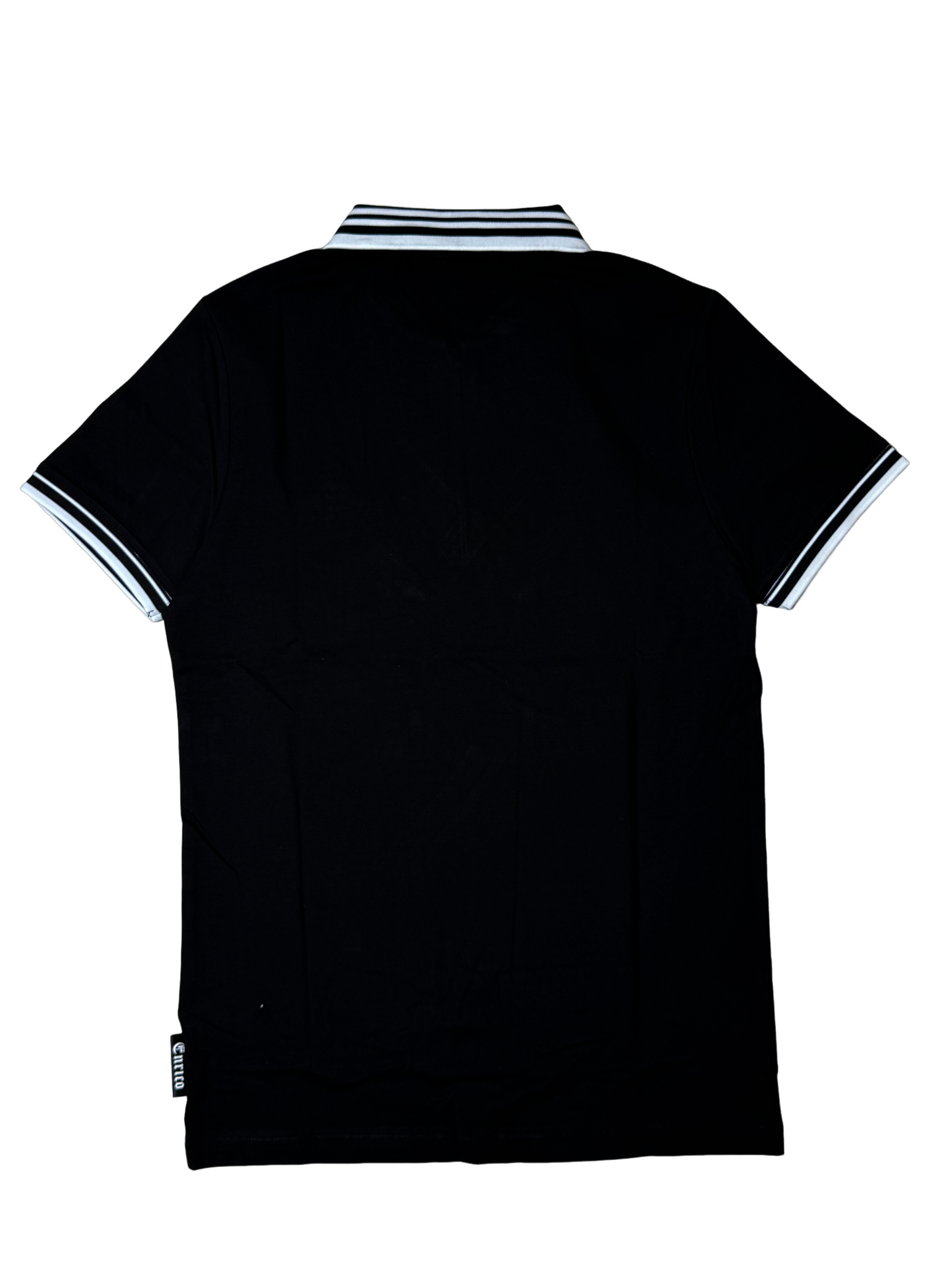 ENRICO COVERI Black Metal Logo Golfer