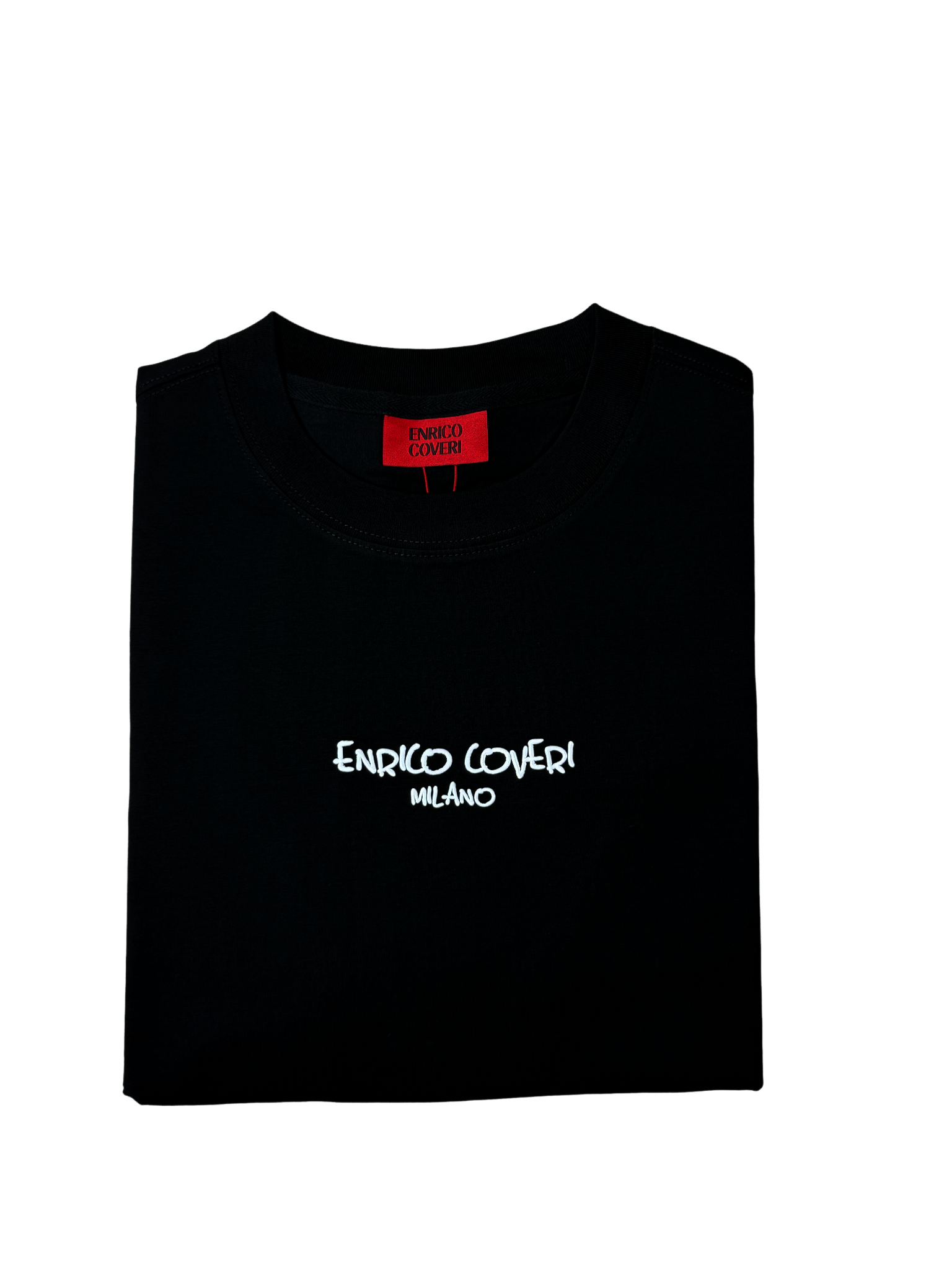 Enrico Coveri  Black  Designer T Shirt