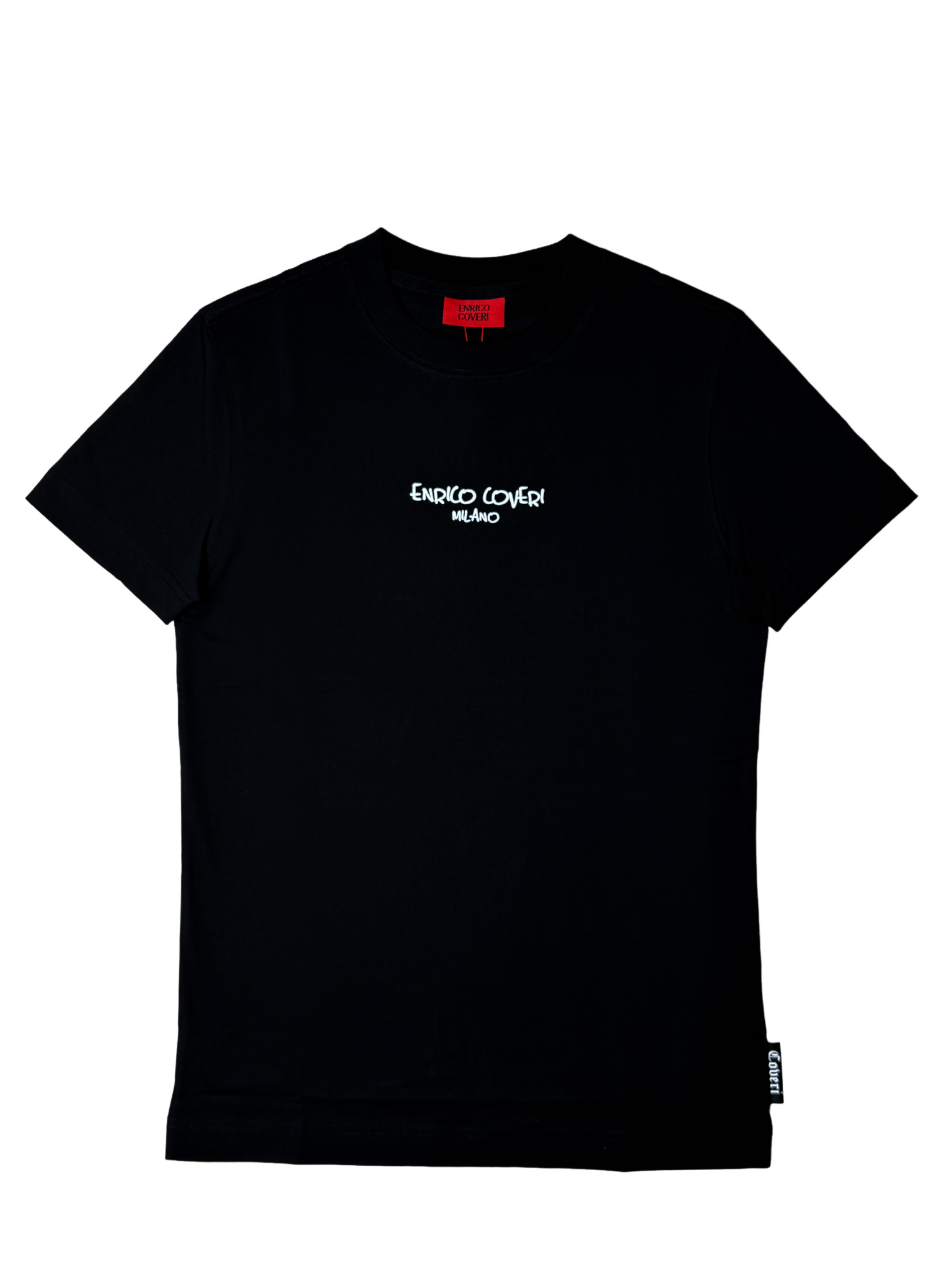 Enrico Coveri  Black  Designer T Shirt