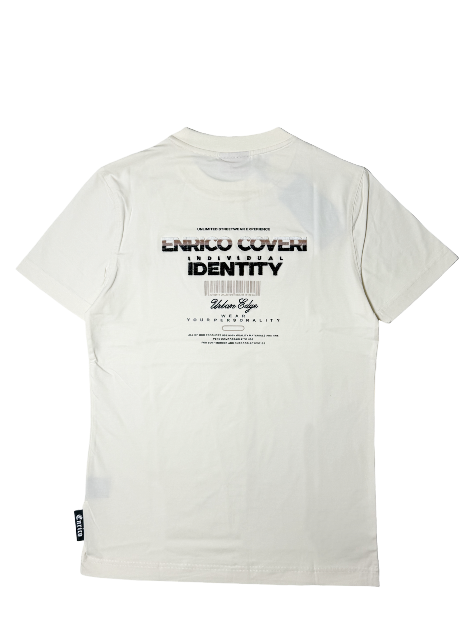 Enrico Coveri Off White Premium Designer  T Shirt