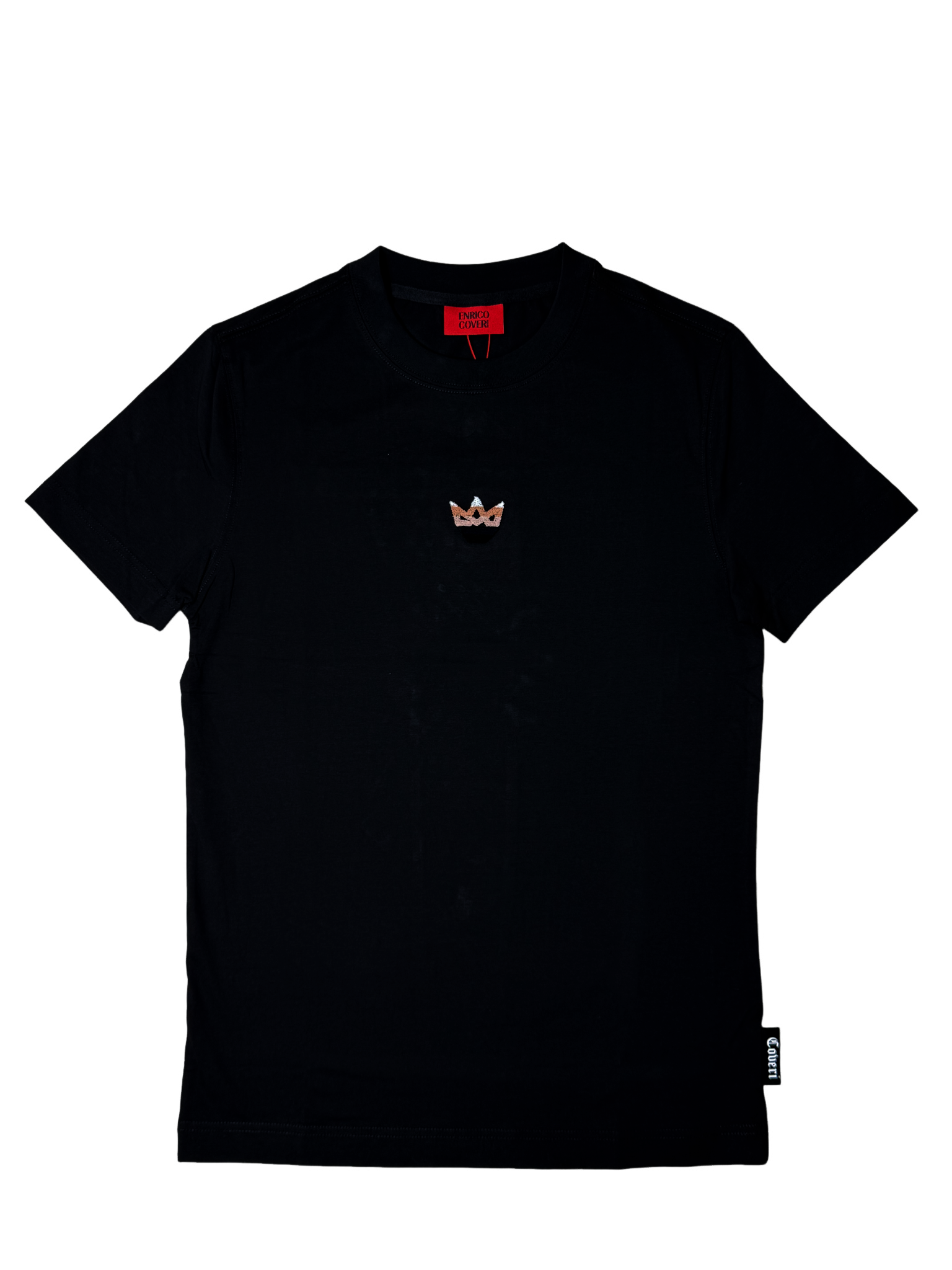 Enrico Coveri Men's Black T Shirt – Premium Designer Casual Tee