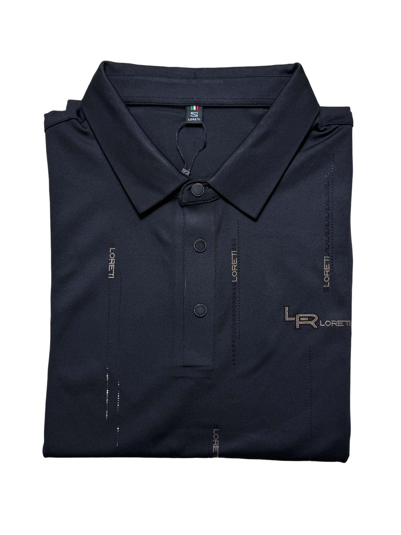 Loreti Lune Long Sleeve Black Golfer