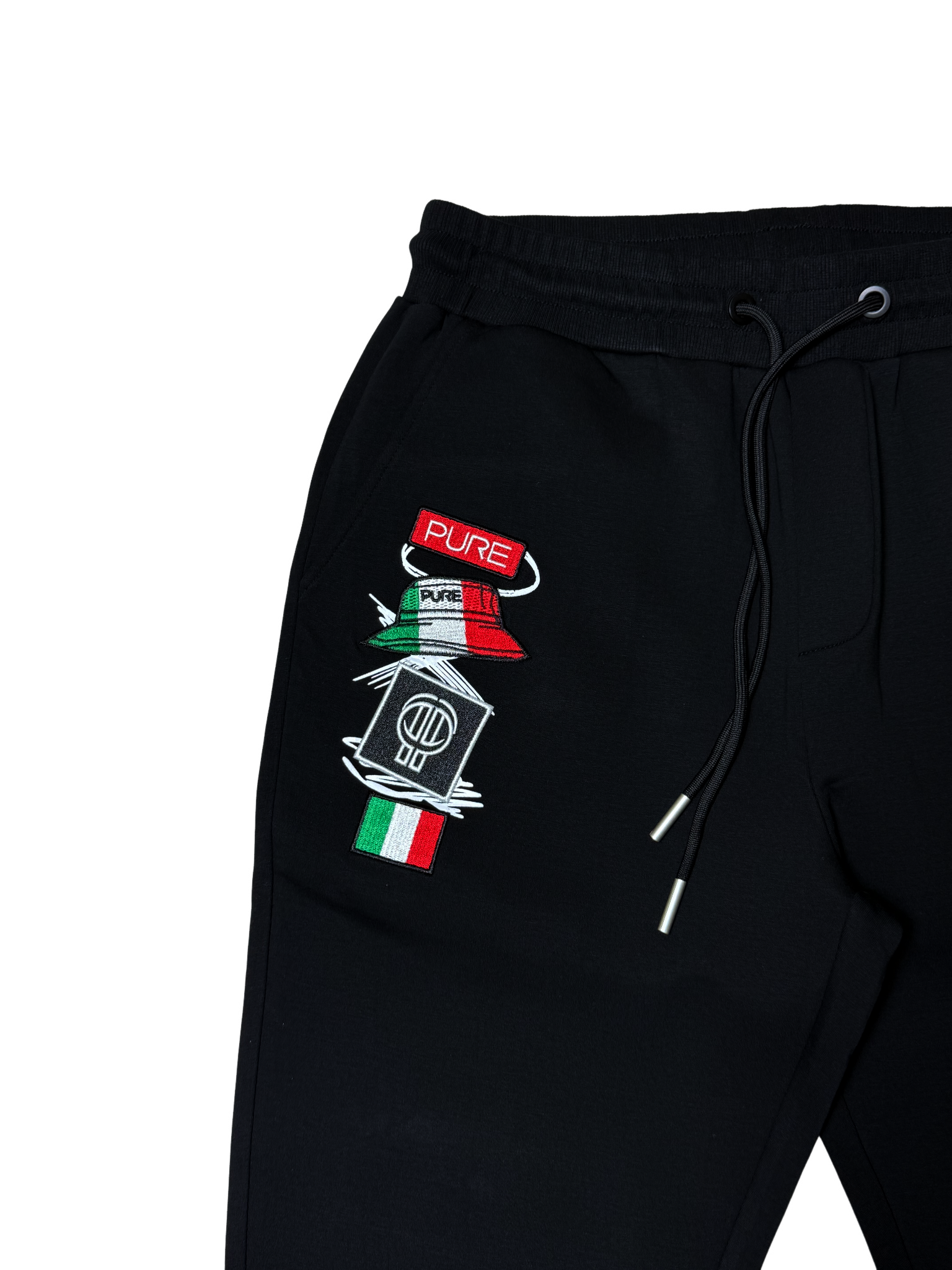 Pure Premium Taviani Black Sweatpants