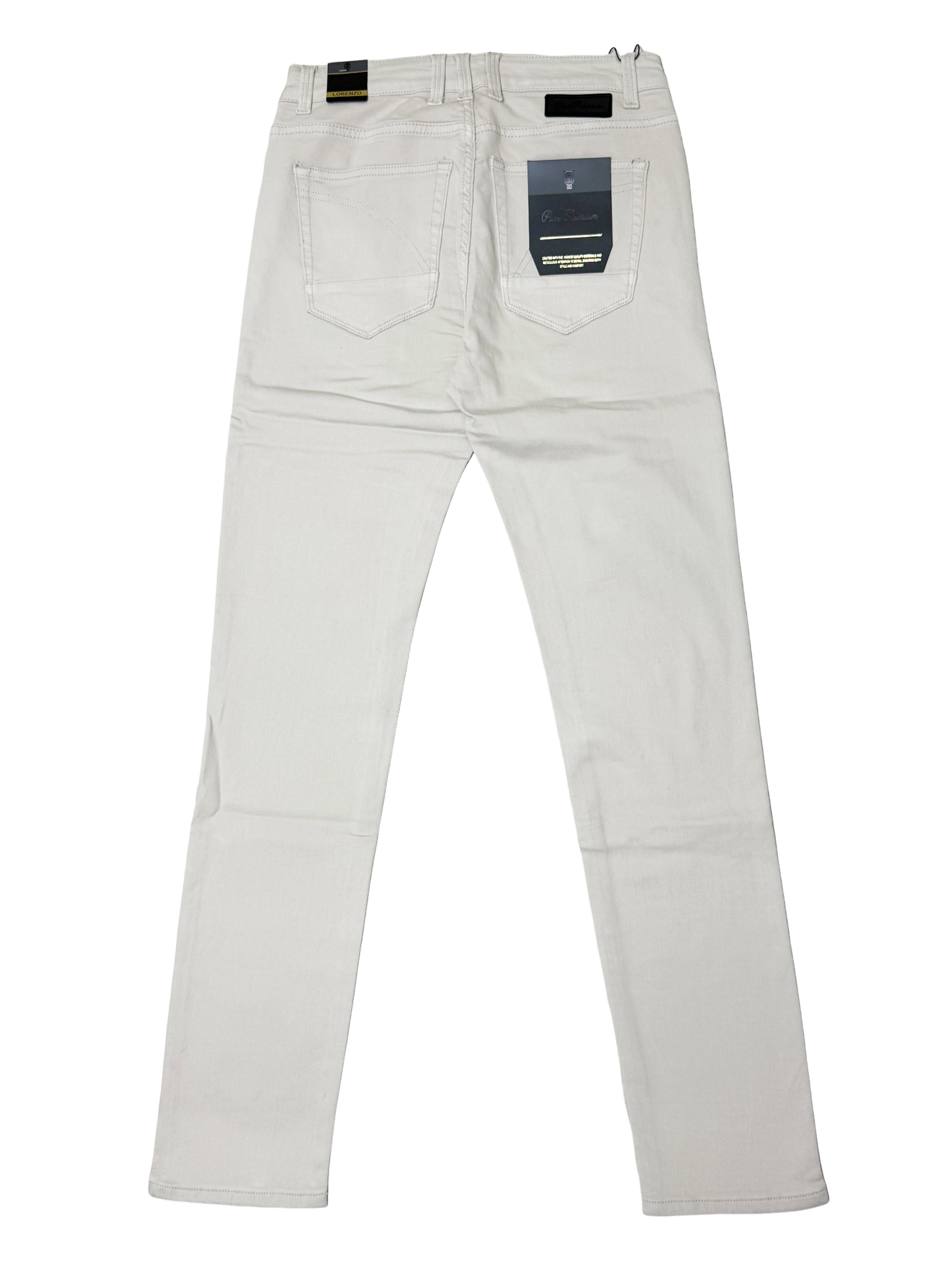 Pure Premium Lorenzo OFF White Slim Fit Jeans