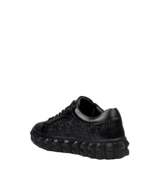 Mazerata Pigale Black Rhinestone Sneaker