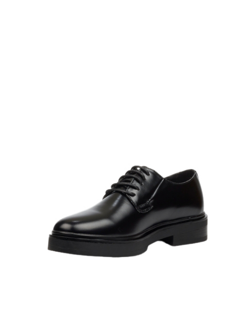 Mazerata Black Elia 1 Faux Wax Shoes