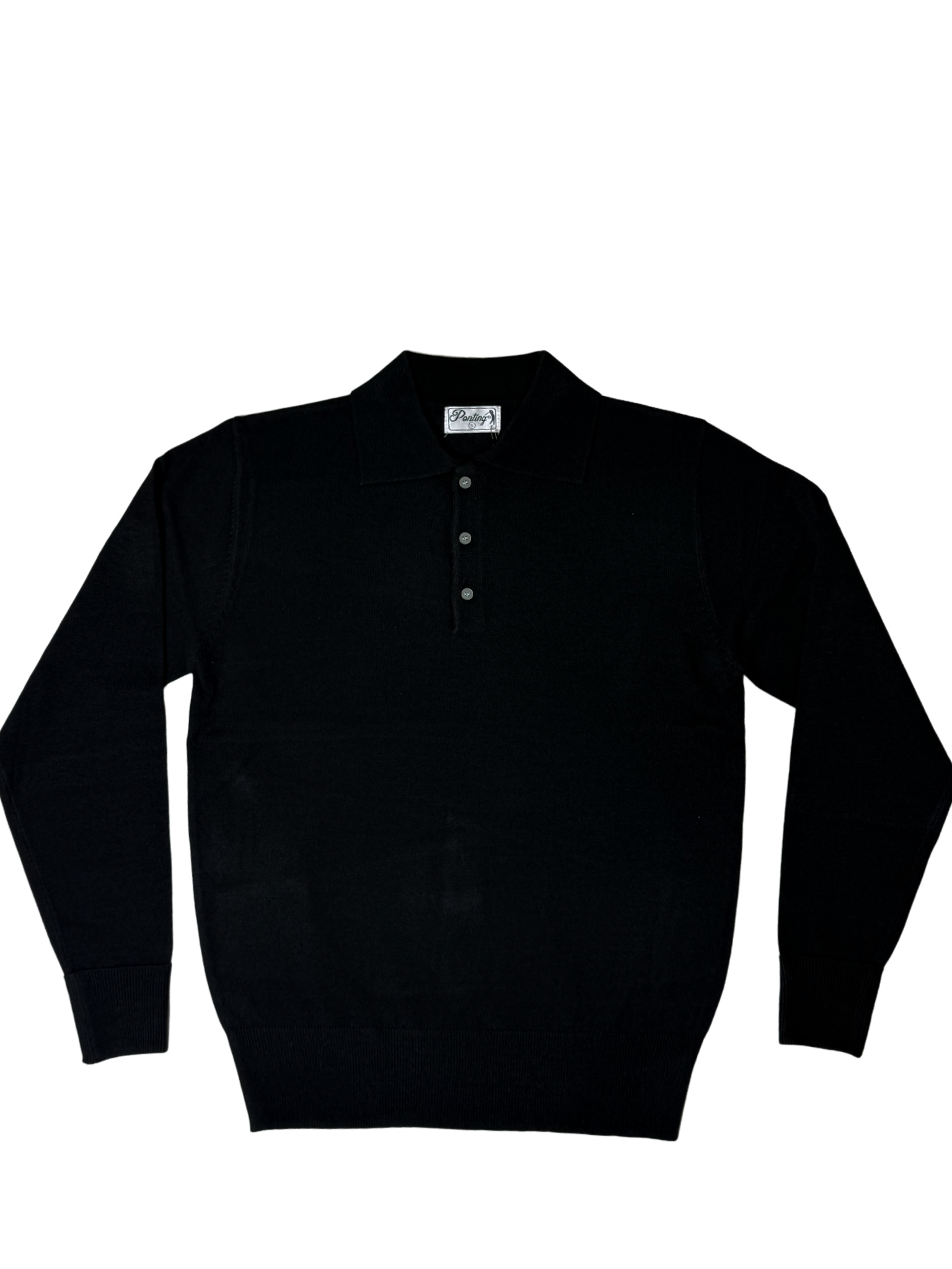 Pointing Knitwear Golfer Black Jersey