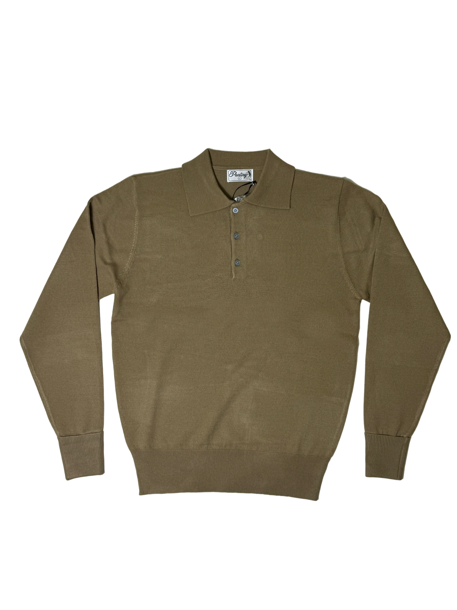 Pointing Knitwear Golfer Khaki Jersey