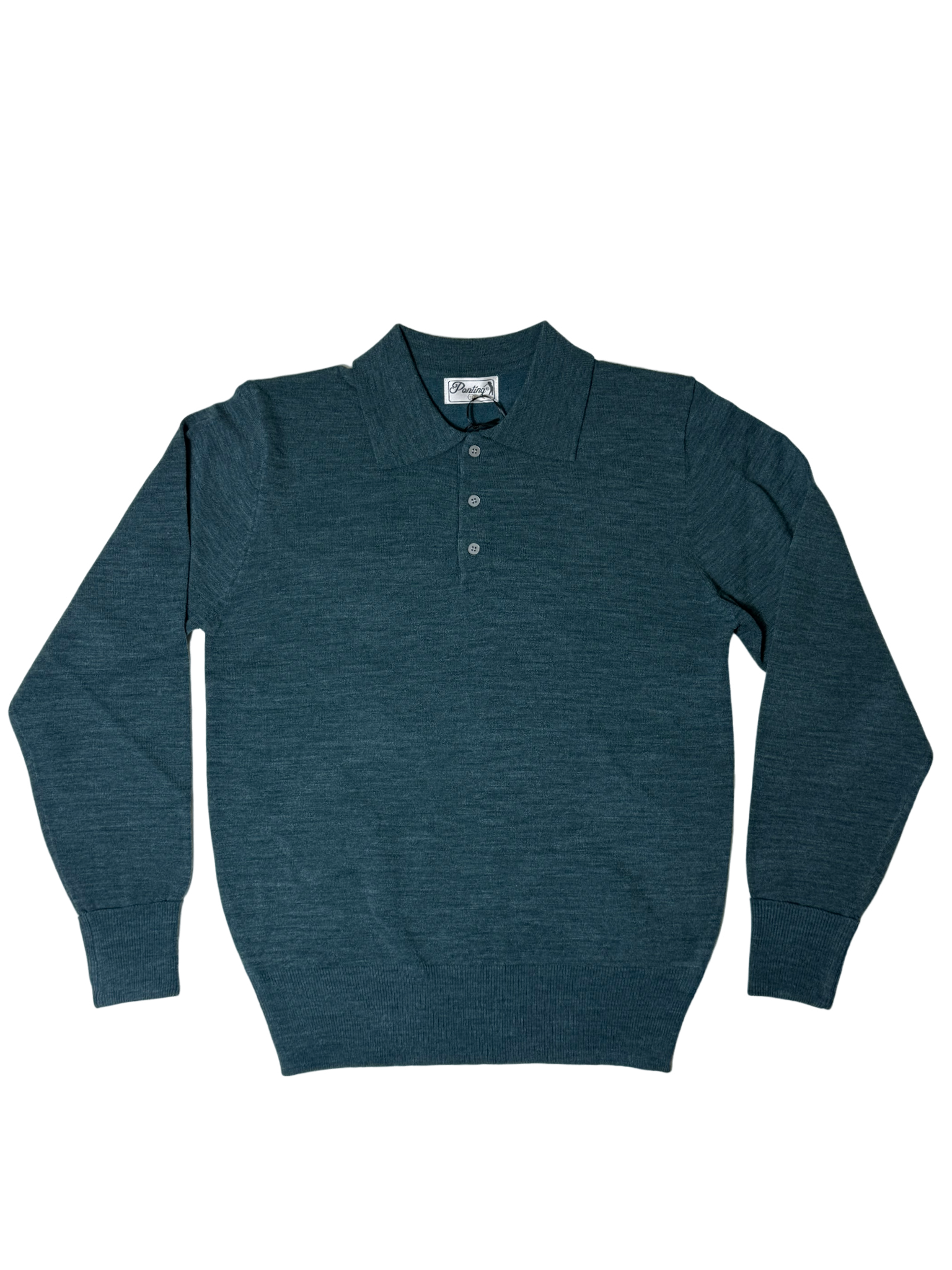 Pointing knitwear Golfer Teal Blue Jersey
