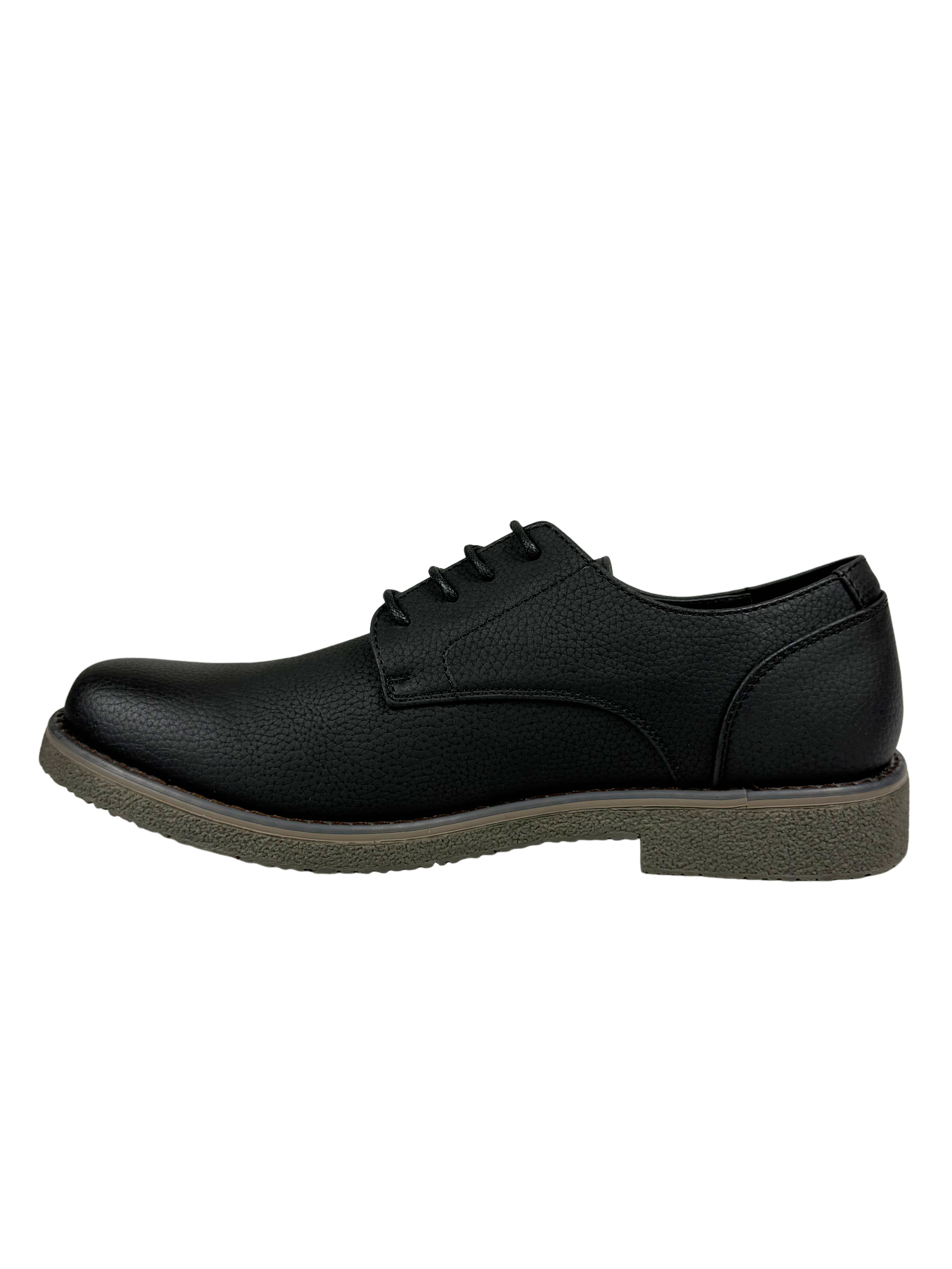 BRONX Leather Oxford Black Shoe