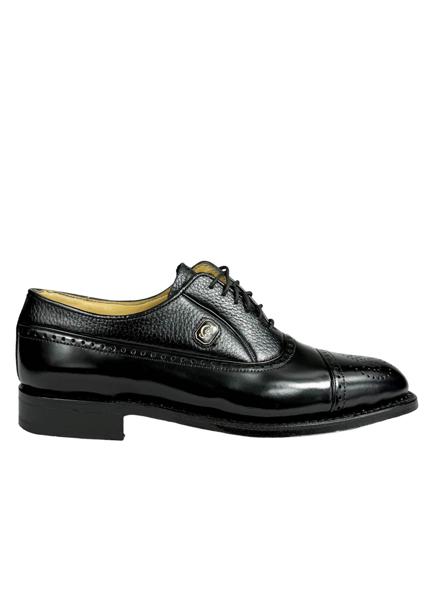 Crockett & Jones Leather  Jason Black Shoe