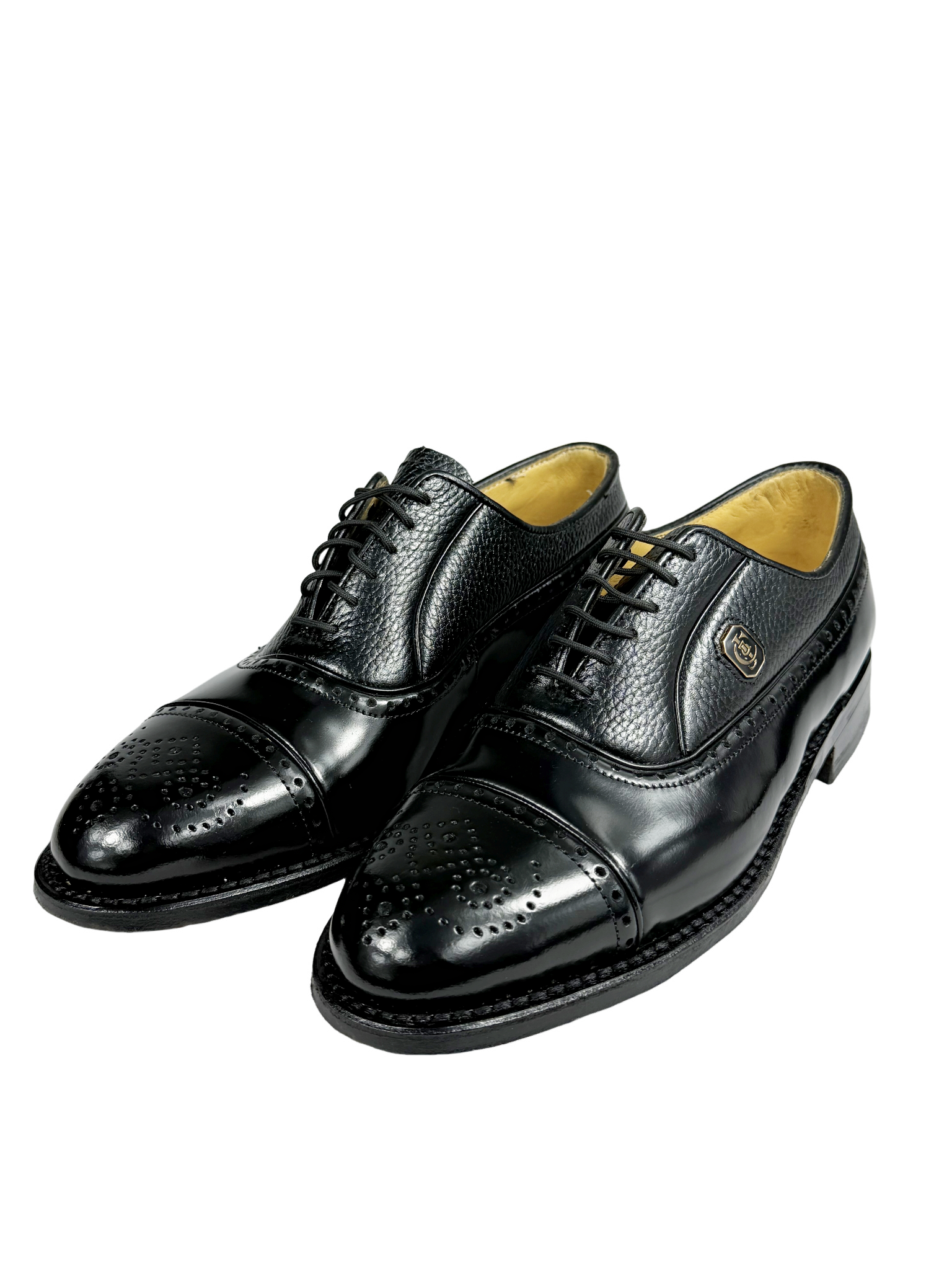 Crockett & Jones Leather  Jason Black Shoe
