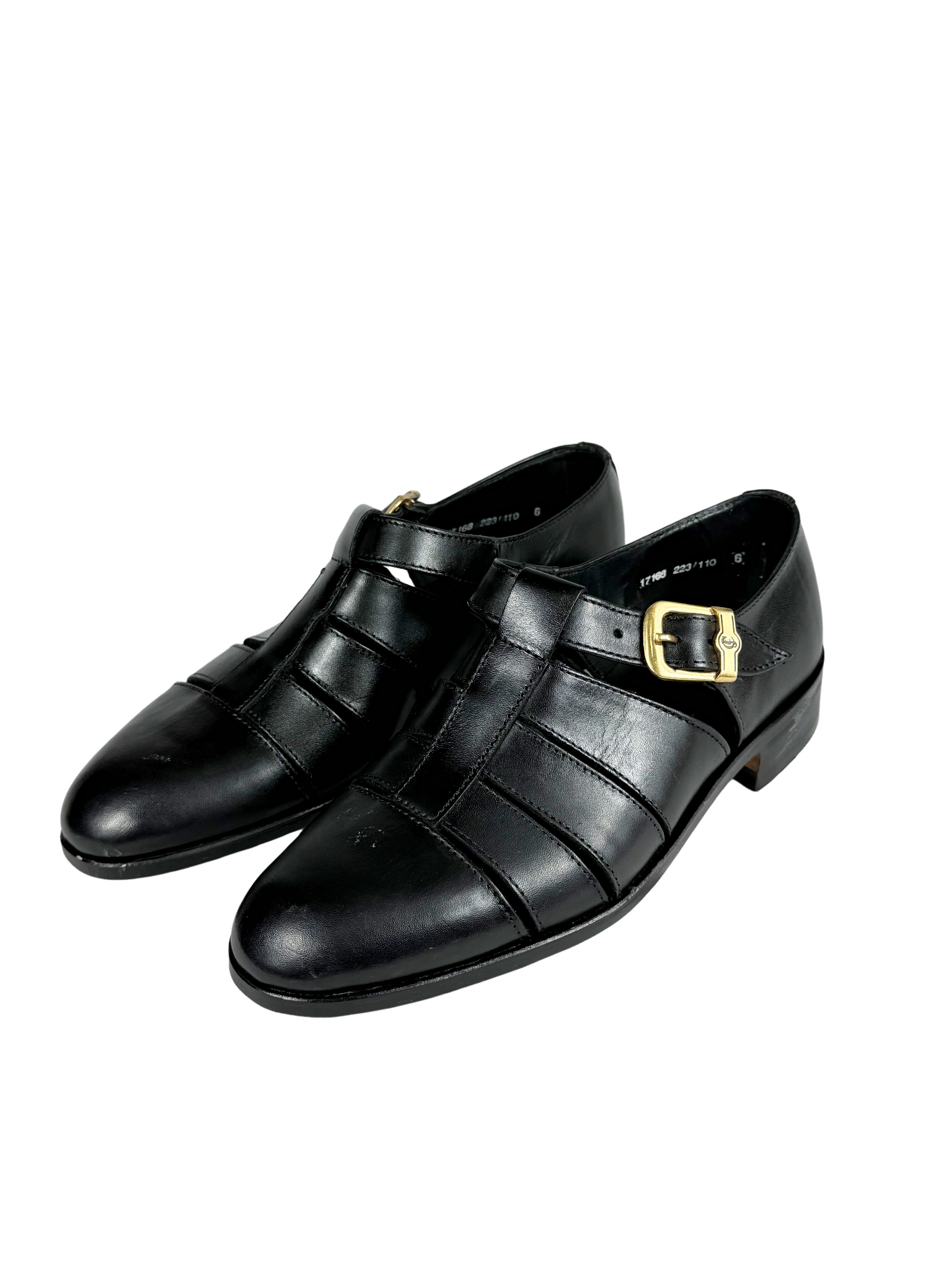 Crockett & Jones Kayden Black Buffcalf Fisherman Sandal