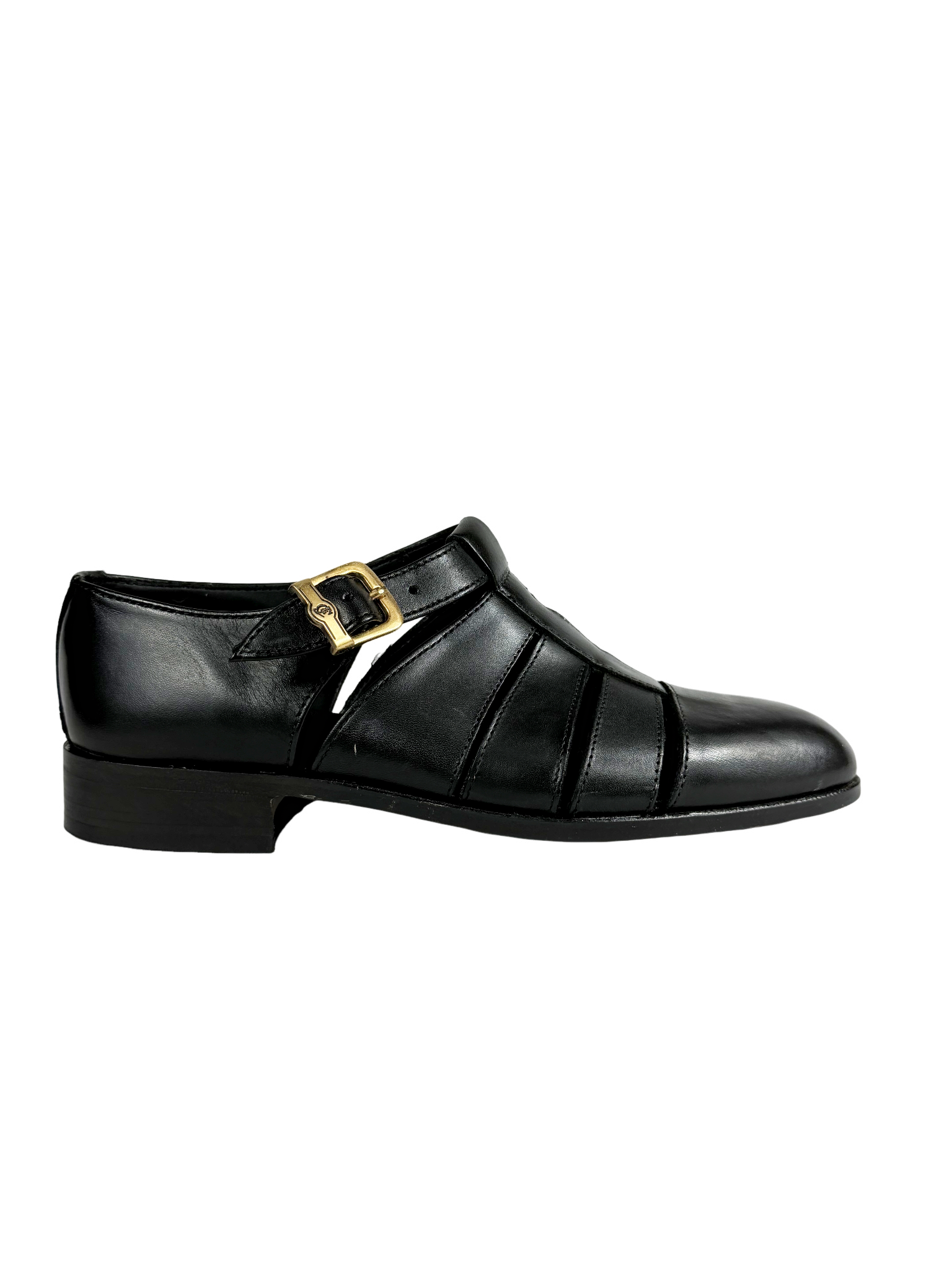 Crockett & Jones Kayden Black Buffcalf Fisherman Sandal