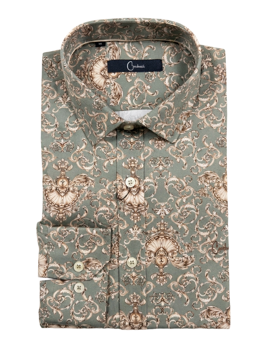 Carducci Sizzano Olive LS Shirt
