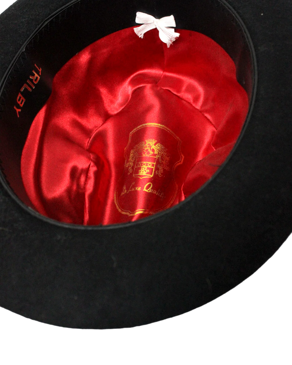 Trilby Deluxe Black Fedora Hat