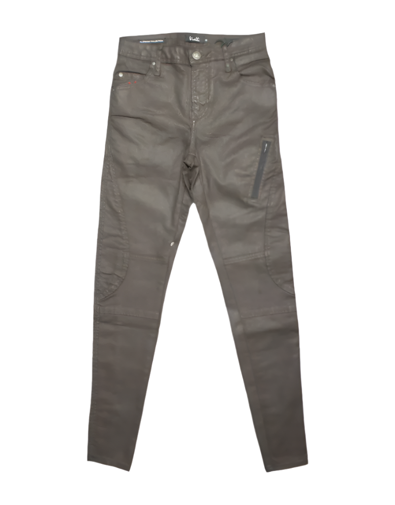 Vialli Luca Ultra Skinny Fit Choc Wax