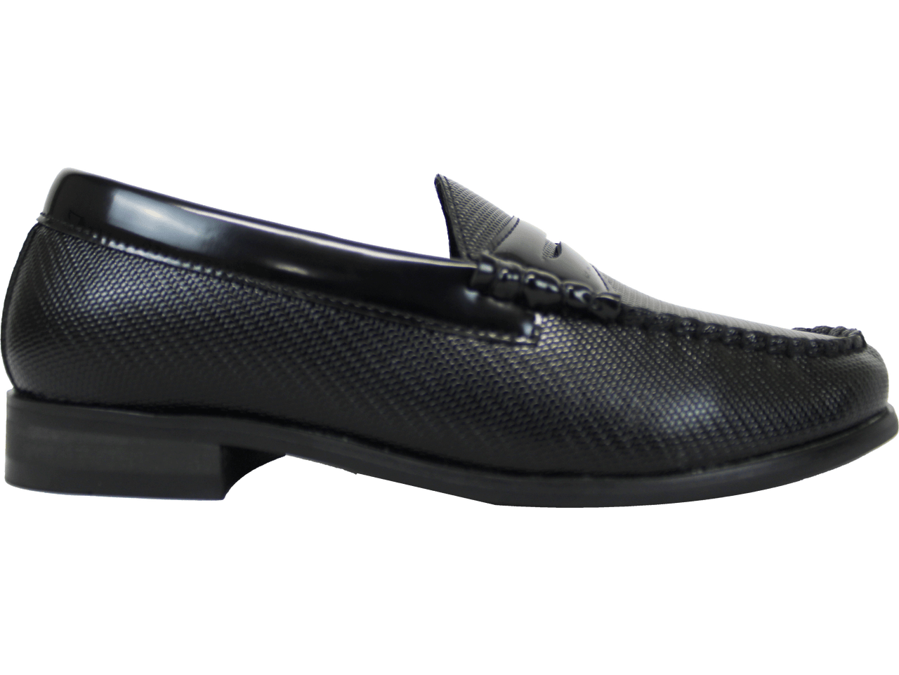 P CROUCH& CO Black Cobra Loafer