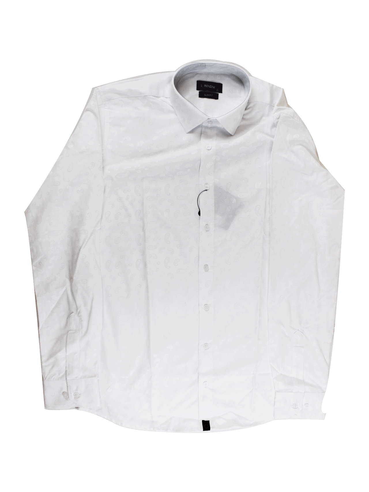 LORENZINI White L/S Detailed Shirt