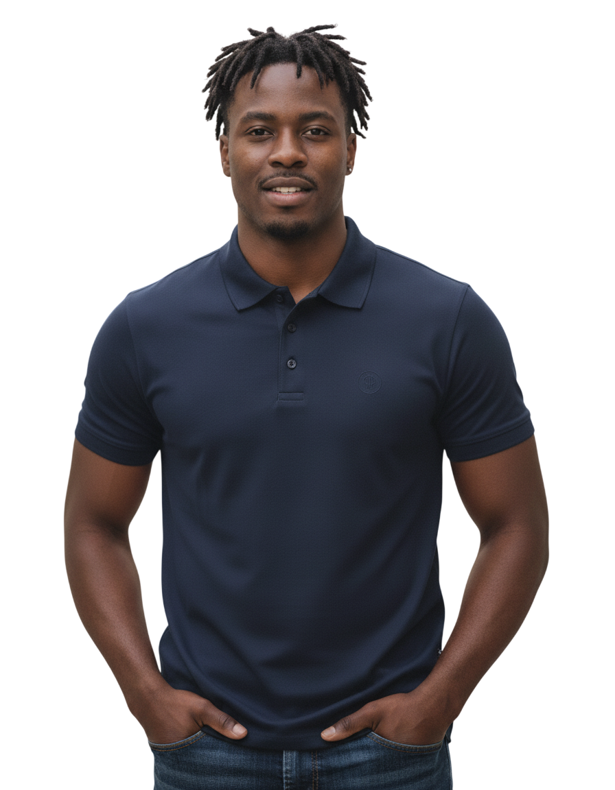 Pure Premium Woods Navy Golfer