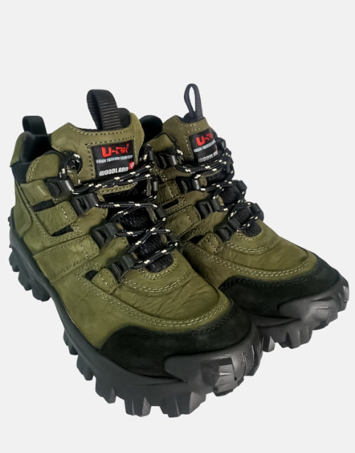 Woodland Leather 4x4 Gordonia Olive Outdoor Shoe