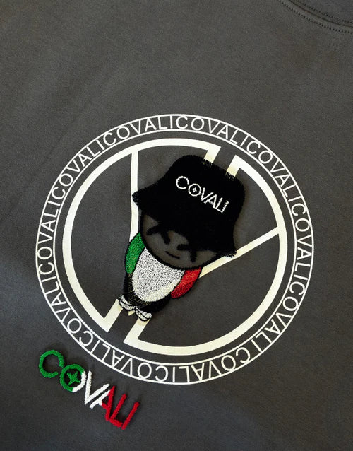 Covali Dark Grey Italiano Sweater