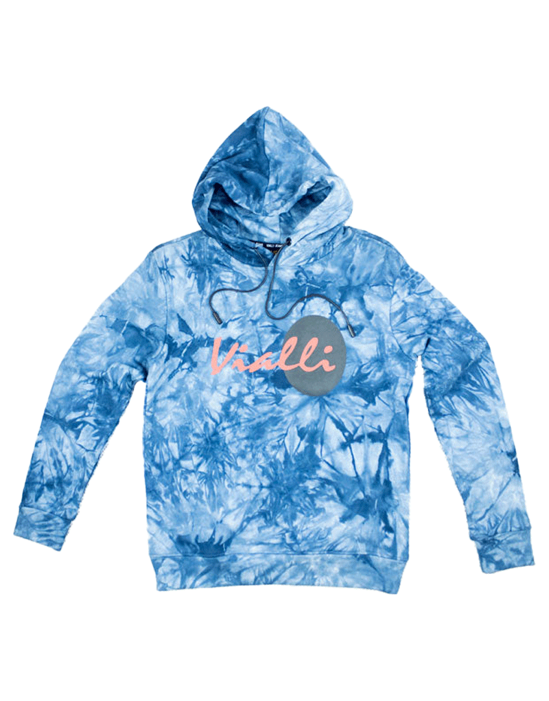 Vialli Freez Hooded Blue Sweater