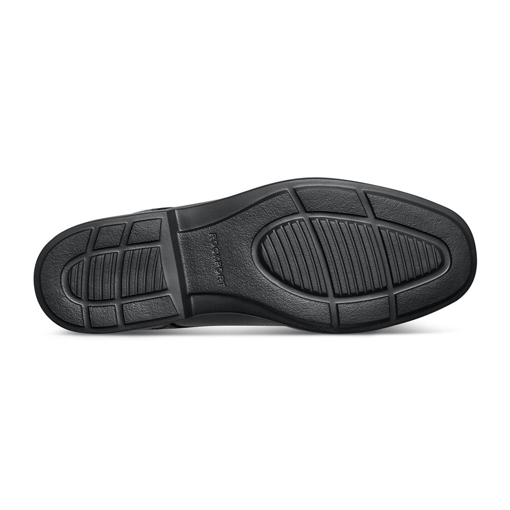 Rockport Leather Black Charles Toe Cap Shoe