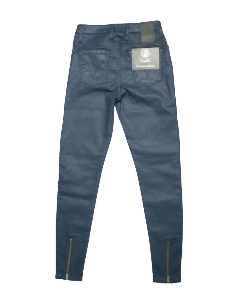 Vialli Johnny Ultra Fit Wax Skinny Jean Blue