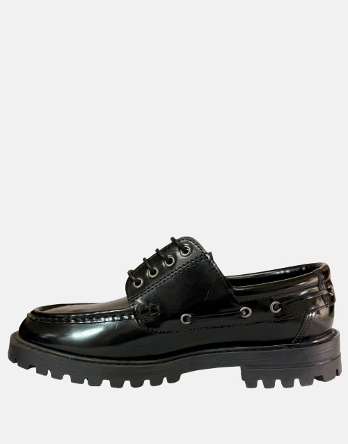 Filo Black Hi-Shine Shoe