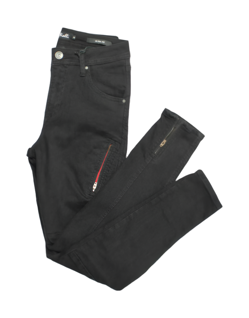 Vialli Luca Ultra Fit Black Denim Jeans
