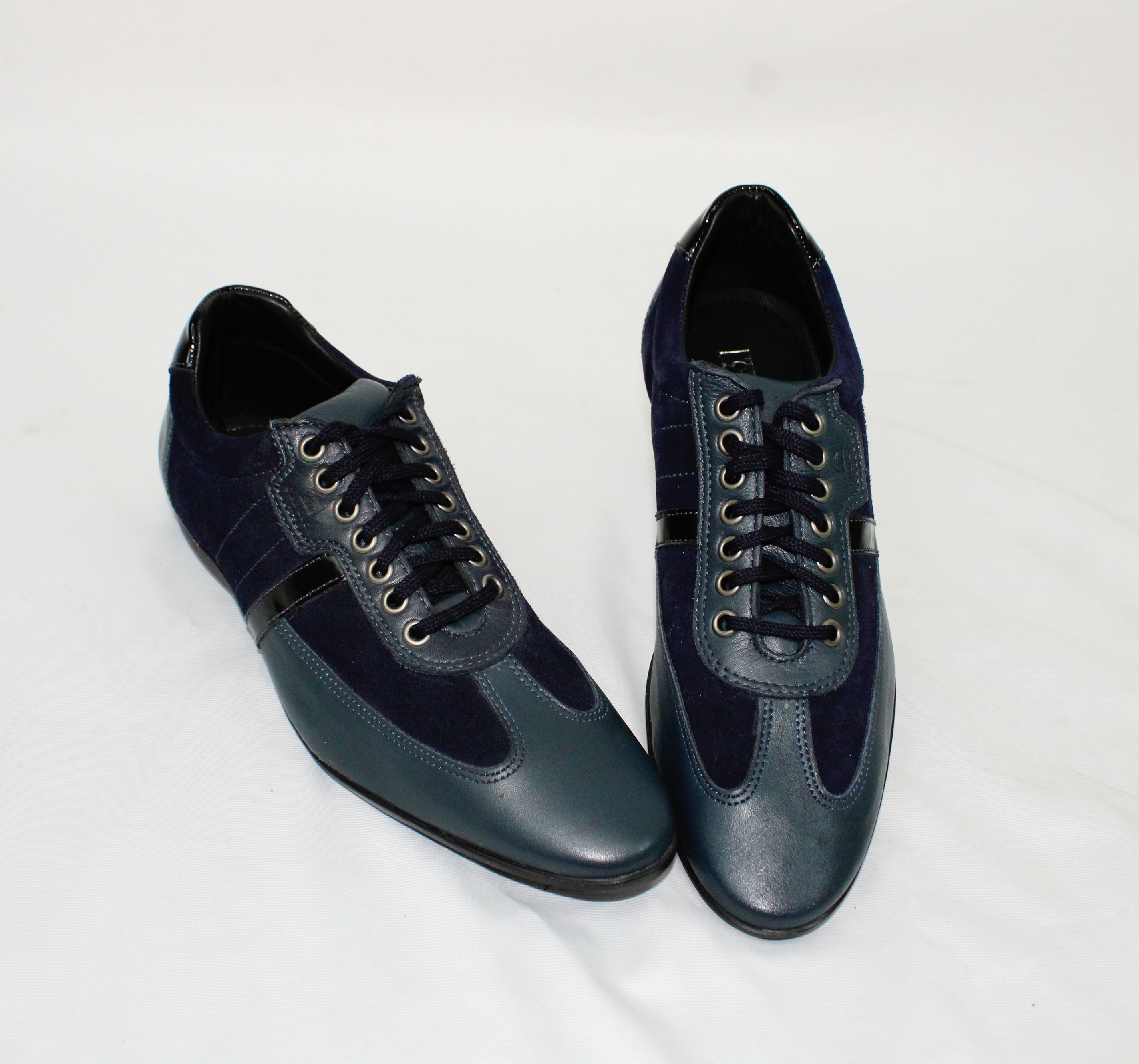 Gian Luca Suede Lace Men s Navy