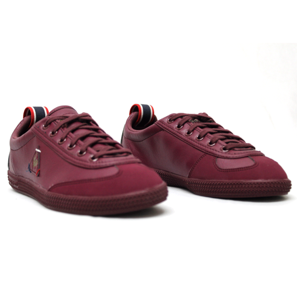Lecoq Sportif Provencale Burgundy Sneaker