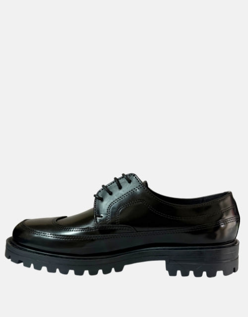 Filo Black Hi-Shine Shoe