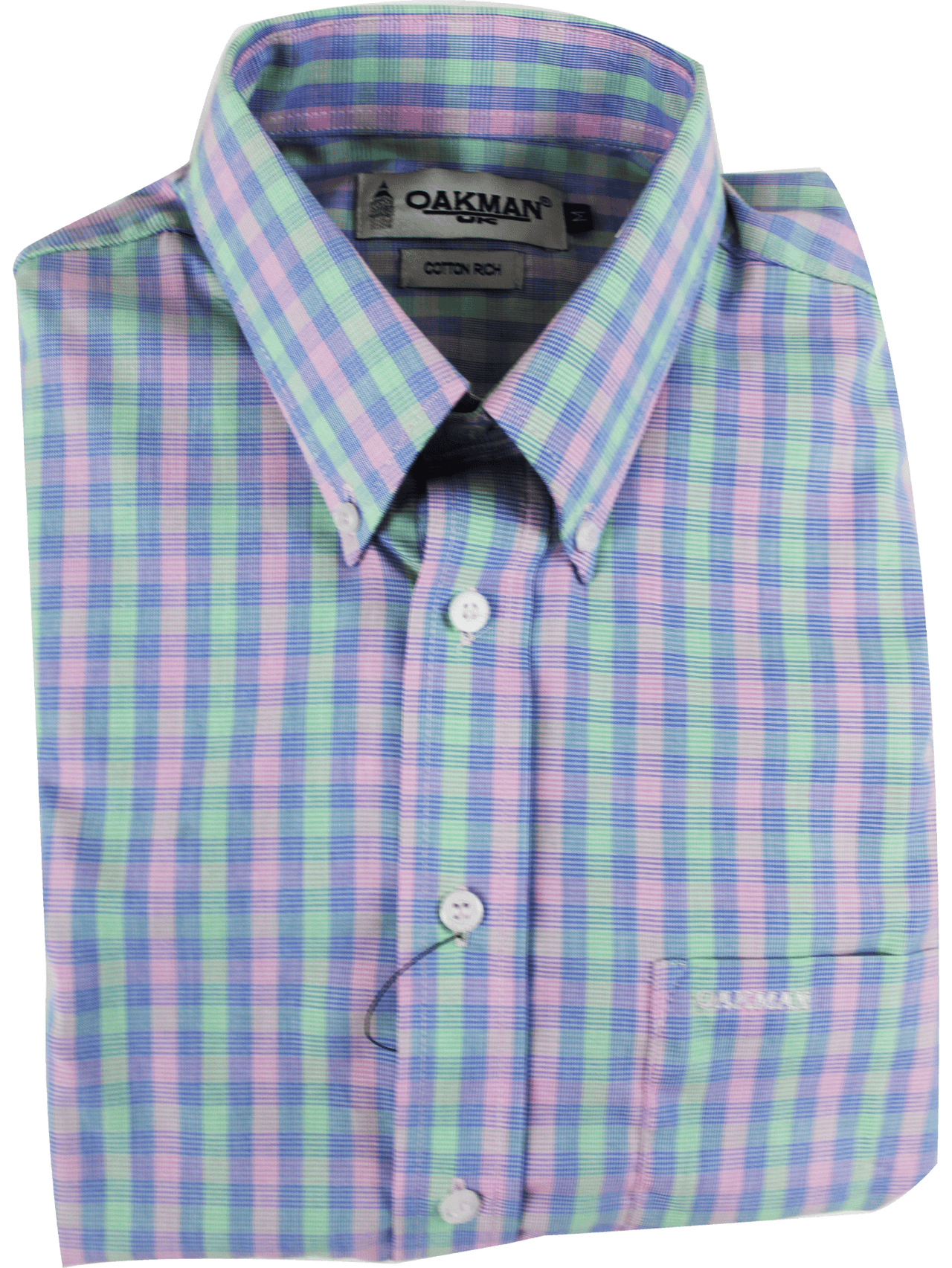 OAKMAN Multi Colour Checkered L/S Shirt