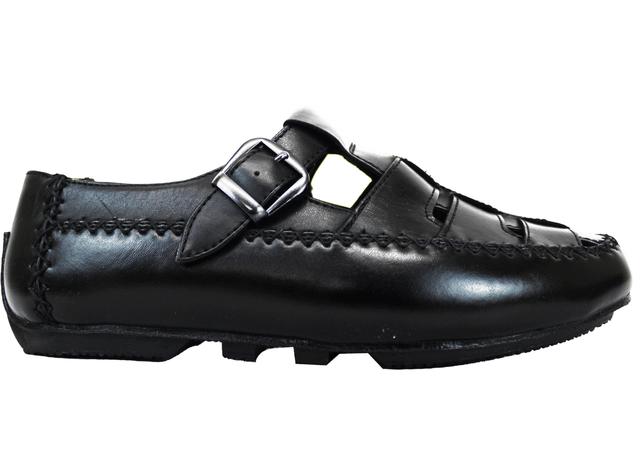 P CROUCH & CO Black Citroen Sandal