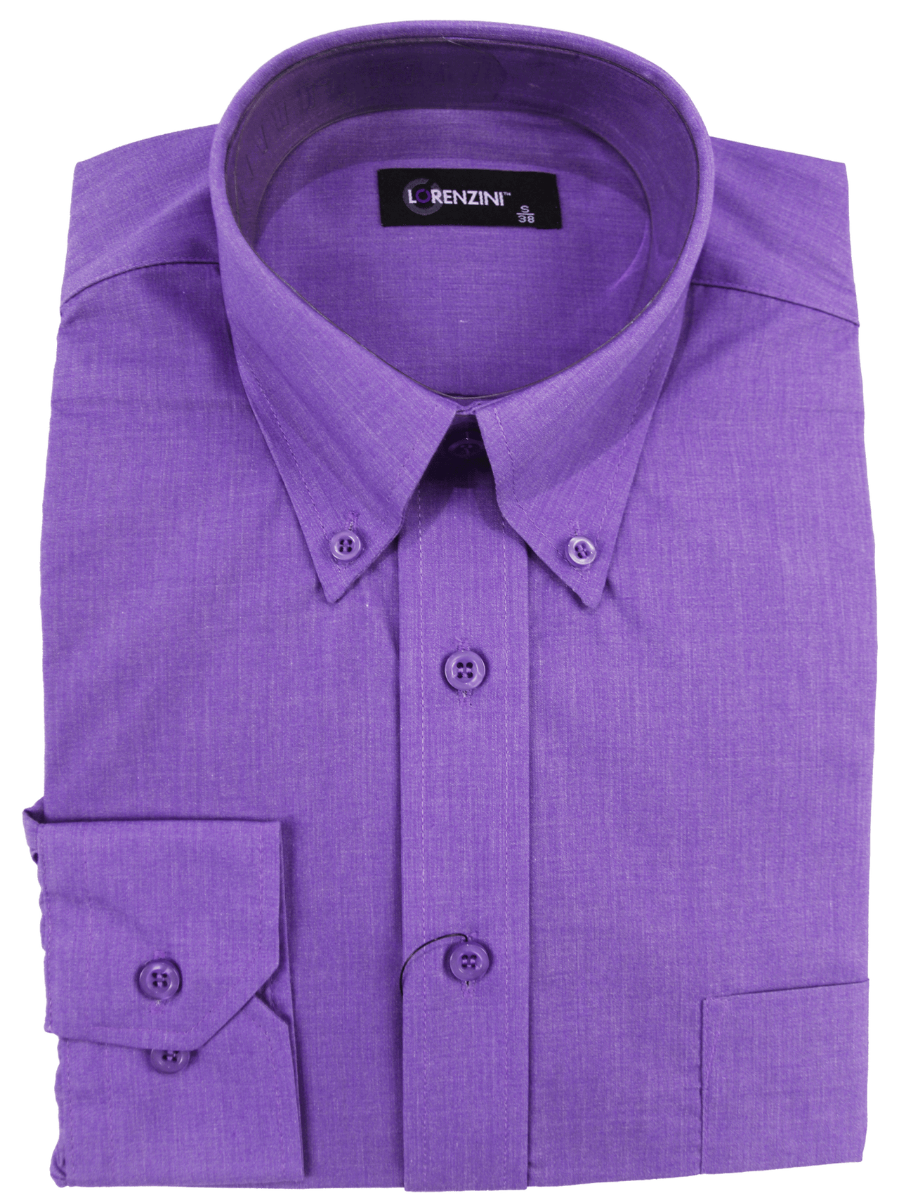 LORENZINI Regular Purple LS Shirt