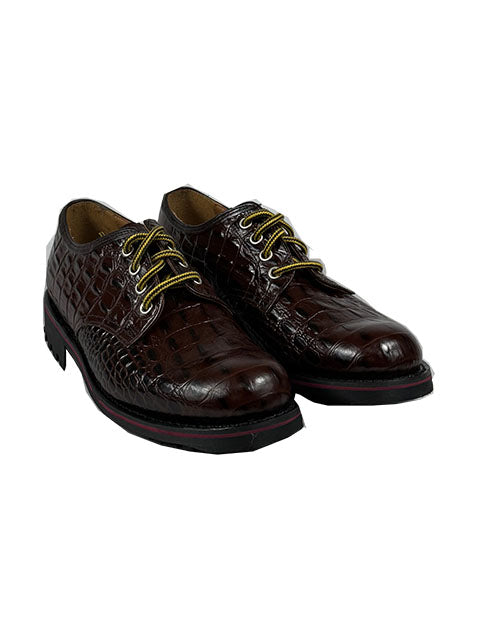 Ranger Leather Croc Brown Shoe